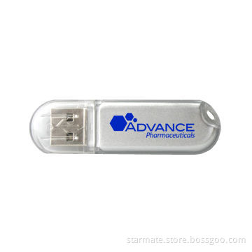 Plastic USB Flash Drive, Available in Various Colors